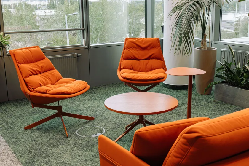 Jacobs Offices Sitting Area First Sway Carpet Collection Angle 3