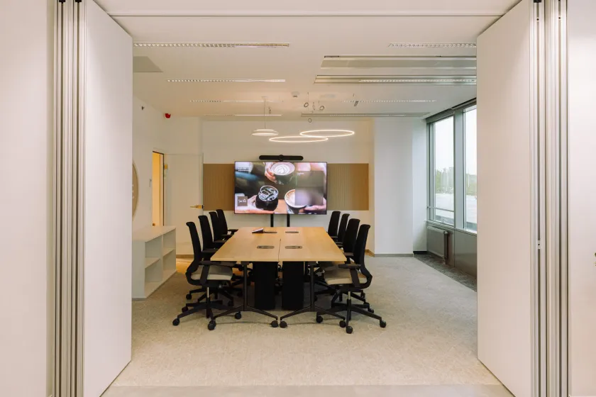 Jacobs Offices Meeting Room First Sway Carpet Collection Angle 3