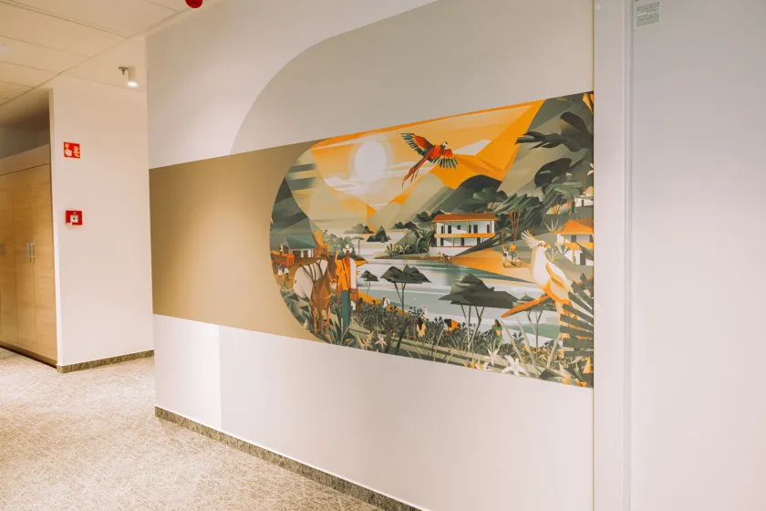 Jacobs Offices Hallway First Sway Carpet Collection Angle 2